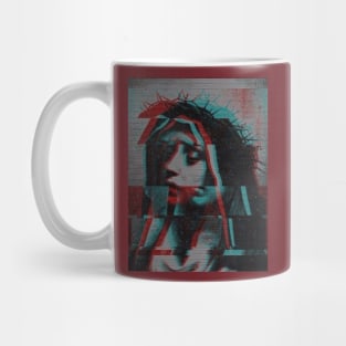 Vaporwave Weeping Mary Mug